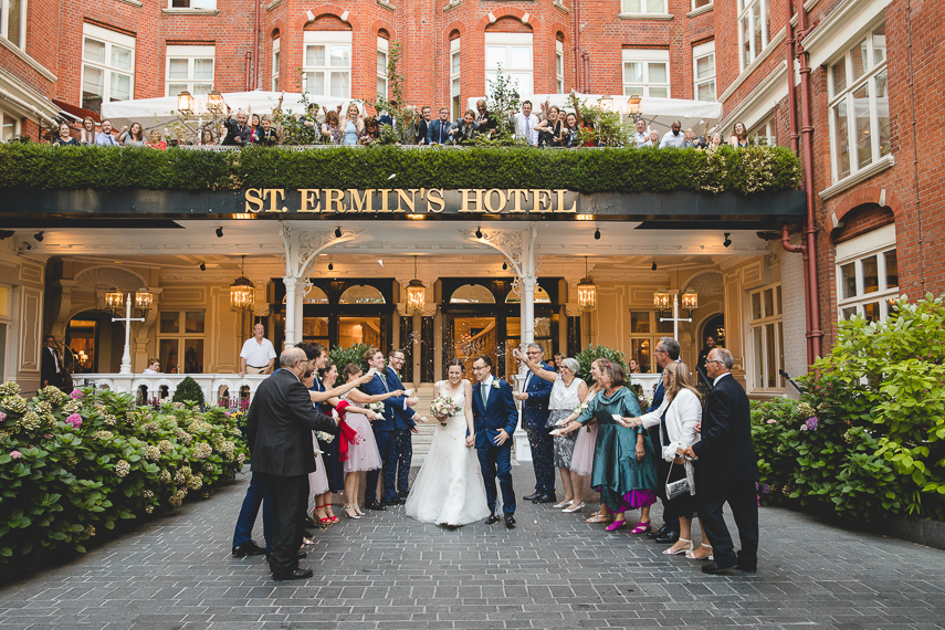 St. Ermin's hotel Westminster London Wedding Photographer
